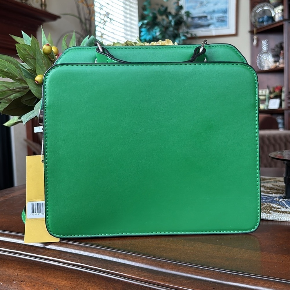 Brand New Steve Madden Convertible Crossbody Purse Structured Square Handbag - Picture 8 of 14